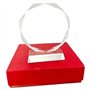 Ziiyoilh Trophée en Verre de Cristal Trophée en Cristal Vierge Médaille Remise des Diplômes Ornements Commémoratifs Prix de L'En