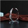 Ziiyoilh Trophée en Verre de Cristal Trophée en Cristal Vierge Médaille Remise des Diplômes Ornements Commémoratifs Prix de L'En