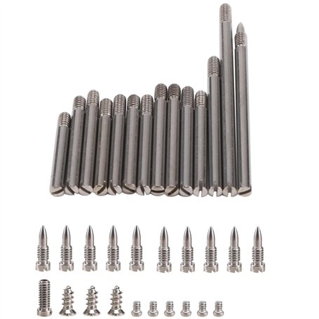Tsudoku 34 Pcs/Set Clarinette PièCes de Rechange Vis + Kit de Tige D'Arbre de Clarinette DIY Outil Bois Instrument Accessoires