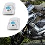 ECSiNG Lot de 2pcs Verrous de Coffre de Moto avec 4 Clés Compatible avec Big Sheep Iron Mécanisme de Verrouillage Antivol du Cof