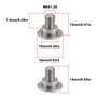 ECSiNG Lot de 6pcs Vis de Protection de Fourche Avant de Moto Compatible avec Honda CR125 250 CRF450
