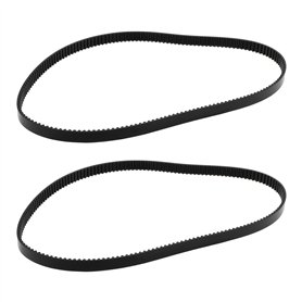 ECSiNG Lot de 2 Courroies Entraînement 176T 528 Mm pour La Plupart des Machines à Pain