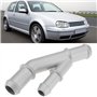 ECSiNG Tuyau de Liquide de Refroidissement en Aluminium à Bride en Y 1J0121087E Compatible avec VW MK4 1.8T 2000-2005 Et Audi TT