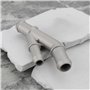 ECSiNG Tuyau de Liquide de Refroidissement en Aluminium à Bride en Y 1J0121087E Compatible avec VW MK4 1.8T 2000-2005 Et Audi TT