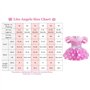 Lito Angels Deguisement Costume Robe Princesse Minnie avec Bandeau pour Bebe Filles Taille 0-3 mois