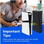 Wigearss Housse Anti-Poussière Housse de Protection Anti-Rayures Étanche pour PS5 Pro(Pas pour PS5/PS5 Slim)