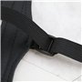 Lot de 2 protège-bras en cuir de vache pour tir à l'arc Noir Avec bretelles réglables