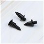 eMagTech 30x Clip de Carénage en Plastique Rivet Garniture de Panneau de Retenue Noir Trou de 6mm Compatible avec Honda Compatib