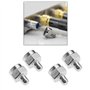 eMagTech 10pcs Bouchons de Terminaison Coaxiaux de Type F 75 ohms Résistance Extrémités Couvercle de Protection Anti-poussière C