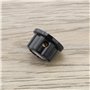 eMagTech 5pcs Potentiomètre Boutons Ton Argent Top Boutons Rotatifs pour 6mm Diamètre Arbre Guitare Effet Pédale Boutons Amplifi