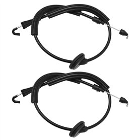 Lot de 2pcs Câbles de Poignée de Porte 3U0837085 3B0837085E Compatible avec VW Passat B5 1996-2005 Bowden Téléphérique Loquet de