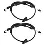 Lot de 2pcs Câbles de Poignée de Porte 3U0837085 3B0837085E Compatible avec VW Passat B5 1996-2005 Bowden Téléphérique Loquet de