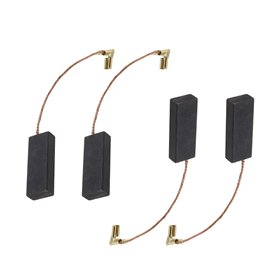 ECSiNG Lot de 4 balais de Charbon de Rechange pour Tondeuse à Gazon 29 x 11