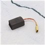 ECSiNG 2 Paires Balais de Charbon pour Meuleuse d'angle 6.3x8x13.5mm Compatible avec Ryobi EAG950RB EAG750RS 115 125 D54 Pièce d