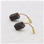 ECSiNG 2 Paires Balais de Charbon pour Meuleuse d'angle 6.3x8x13.5mm Compatible avec Ryobi EAG950RB EAG750RS 115 125 D54 Pièce d