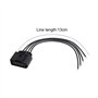 ECSiNG Lot de 2pcs Connecteurs de Bobine d'allumage 4 Broches pour Voiture 1J0973724 Compatible avec Audi Compatible avec Skoda 