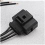 ECSiNG Lot de 2pcs Connecteurs de Bobine d'allumage 4 Broches pour Voiture 1J0973724 Compatible avec Audi Compatible avec Skoda 