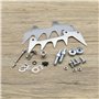ECSiNG Lot de 21 pointes de pare-chocs pour chien compatibles avec tronçonneuse Stihl MS660 MS460 MS440 066 064 046 044 avec ten