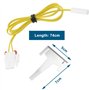 ECSiNG Lot de 2 colliers de serrage pour tuyau de drainage - Capteur de température compatible avec les réfrigérateurs Samsung D