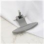 ECSiNG Lot d'accessoires de machine à laver - Crochet de porte avec boulon et ressort - Compatible avec le kit de poignée de por