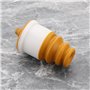 ECSiNG 2 Pièces Support de Butée de Choc Arrière Tampon d'amortisseur Arrière Bloc en Caoutchouc Support de Butée d'essieu Arriè