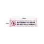 ECSiNG Lot de 10 autocollants pour portes automatiques Do Not Pull Handle Panneau d'avertissement autocollant pour fourgonnette 