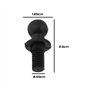 ECSiNG Lot de 4 vis de fixation à tête sphérique pour feu arrière - Vis filetées en plastique - Pièce de rechange 6V0945246 - Co
