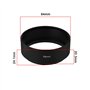 ECSiNG 2 Pièces Pare-Soleil pour Objectif d'appareil Photo Compatible avec Objectifs avec Filetage 58mm Pare-Soleil à Visser 64x