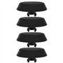 ECSiNG Lot de 4PCS Tampons de Support de Cric de Voiture en Plastique 51711960752 Compatible avec BMW E36 318 323 325 M3 Noir
