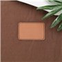 LT Easiyl 20pcs Patchs d'étiquette en Cuir Rectangulaires Vierges en PU Patchs de Chapeau en Cuir avec Adhésif pour Vêtements Ch