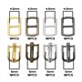 LT Easiyl 80 Pièces Mini Boucles de Poupée en Métal 4.5mm/5mm Mini Boucles de Ceinture pour Vêtements de Poupée Chaussures Sacs 