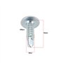 2 X 16 Mm Vis à Tête Bombée Vis à Tête Cylindrique Plaquées Fer avec Zinc Bleu Et Blanc po