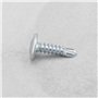 LT Easiyl 200pcs Vis Autoperceuses M4,2 X 16 Mm Vis à Tête Bombée Vis à Tête Cylindrique Plaquées Fer avec Zinc Bleu Et Blanc po