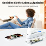 Chargeur USB C, 25W 2 Port Prise USB-A & USB-C Chargeur Rapide Adaptateur Type C Secteur pour Apple iPhone 16/15/14/13/12/11/Pro