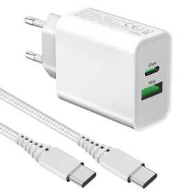 Chargeur Rapide 25W avec Cable pour Samsung Galaxy S24 S23/S24 Plus/S22 Ultra/S21 FE/S23 Ultra/S20,A53 A55 A54 5G/A33 A34 A35/A1