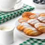 Surflyee Lot de 3 Moules à Madeleine en Silicone, Moule Madeleine Silicone, 9 Cavités Moule Madeleine, Moules en Silicone en For