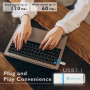 LinkMore NR34 Clé USB 3.1 128 Go, Vitesse de Lecture jusqu'à 120 Mo/s, Vitesse d'écriture jusqu'à 60 Mo/s, clé USB