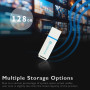 LinkMore NR34 Clé USB 3.1 128 Go, Vitesse de Lecture jusqu'à 120 Mo/s, Vitesse d'écriture jusqu'à 60 Mo/s, clé USB