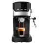 Cecotec Cafetière espresso compacte Power Espresso 20 Pecan. 1100 W, 20 Bars, Système Thermoblock, Buse orientable, Porte-filtre