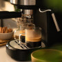 Cecotec Cafetière espresso compacte Power Espresso 20 Pecan. 1100 W, 20 Bars, Système Thermoblock, Buse orientable, Porte-filtre