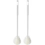 TNSLAND 2 pièce Brosse à Nettoyer Les gobelets, Brosse à Bouteille en Silicone Longue, Brosse à Verre Brosse à Pot à Manche, Bot