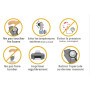 Multipack 2 Cartouches d'encre N° 305 Noir et Couleur pour imprimante HP Deskjet 2800 2810 2820 2821 2822 2823 + Un surligneur P