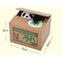 Xrten Tirelire Panda Enfant, Tirelire Voleur de Piece Monnaie Design Cute Animal Volent l'argent Sauver Cents Coins Cadeau