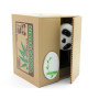 Xrten Tirelire Panda Enfant, Tirelire Voleur de Piece Monnaie Design Cute Animal Volent l'argent Sauver Cents Coins Cadeau
