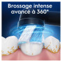 Oral-B Lot De 4 Brossettes De Rechange Ultimate Clean, AUTHENTIQUES, Noires, Brossage En Profondeur, Elimination De La Plaque De