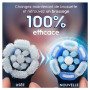 Oral-B Lot De 4 Brossettes De Rechange Ultimate Clean, AUTHENTIQUES, Noires, Brossage En Profondeur, Elimination De La Plaque De