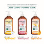 Naturé Moi – Lait Corps Hydratant au Lin Bio de Bourgogne et à l'Huile de Sésame Bio - Lait Corps Hydratant et Nourrissant - 97%