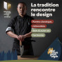 kjøk Premium Couteau de cuisine professionnel dureté 56±2 HRC lame 15cm, couteaux japonais avec cas et manche en bois d'olivier,