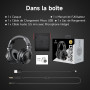 OneOdio ProC Bluetooth Casque sans Fil et Mode Filaire, 110 Heures d'utilisation,Casque Audio avec Micro, Hi-RES Audio, Coussine