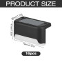 EBKCQ Lot de 16 Lampes Solaires, Eclairage à LED Lampe Solaire Exterieur, Lumières Solaires Exterieure Jardin Blanc Chaud Étanch